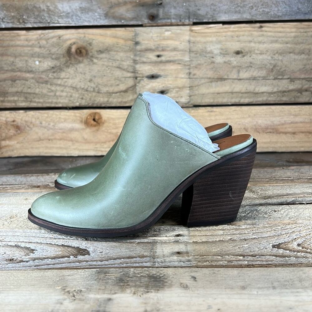 Lucky Brand Lullin Heel Mule - Olive - 6 - New without box